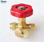 制御用圧力計 フランジ付ニードルバルブ